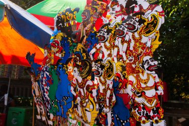 Bali dili Pazar. Bir hatıra. Bali, Endonezya.