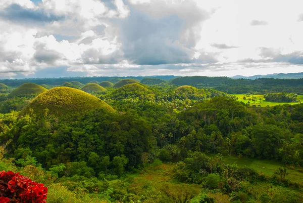 Chocolate Hills, Bohol Island, Philippines — Stock Photo, Image