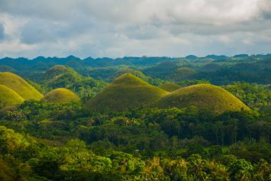 çikolata hills, bohol Adası, Filipinler