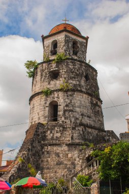 Tarihi çan kulesi mercan taşları - Dumaguete şehir, Negros Oriental, Filipinler yapılan
