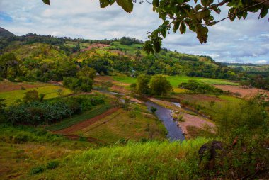 Pirinç terasları Filipinler. Negros Adası