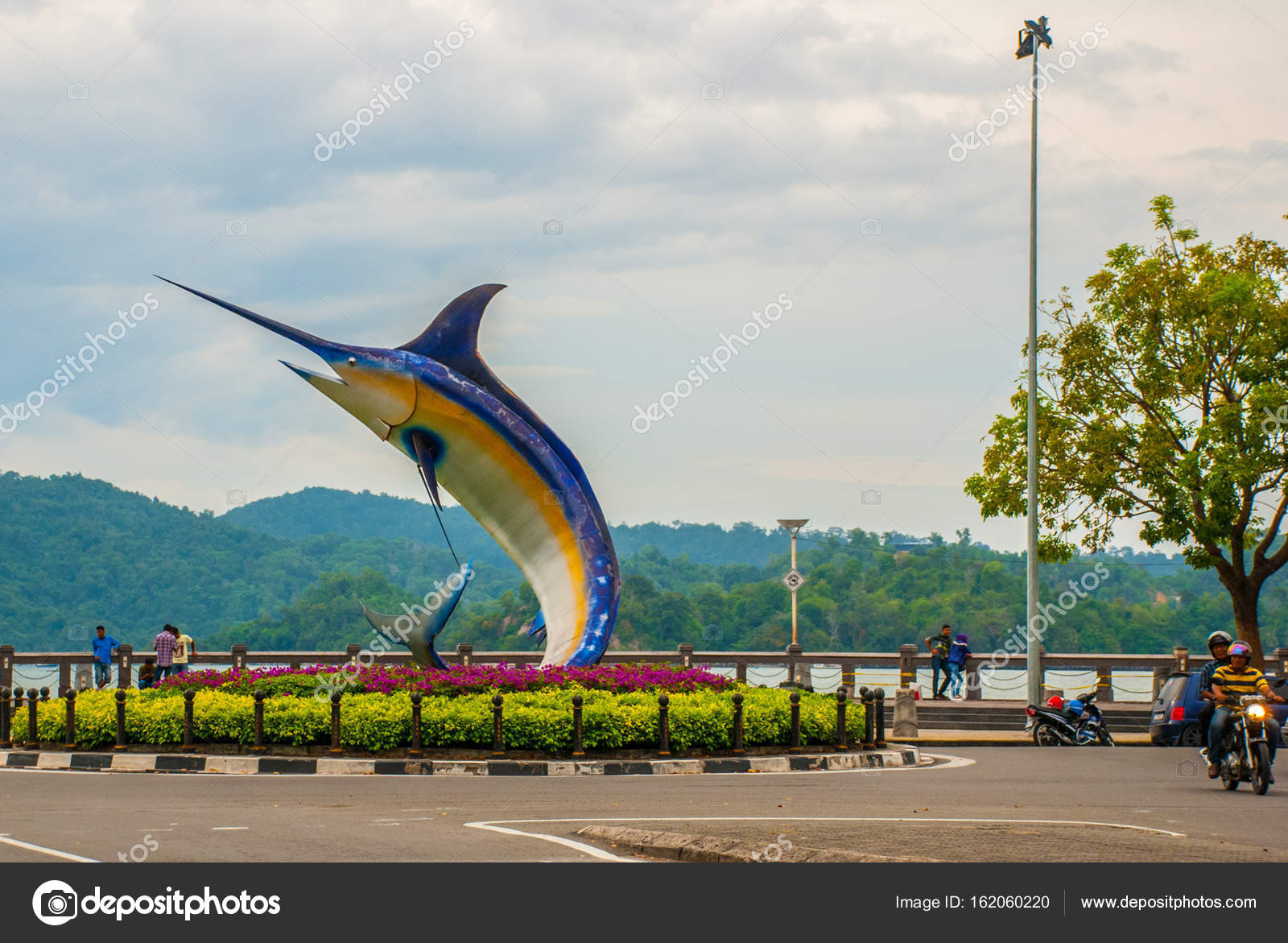 The Fish Sculpture On The Waterfront Kota Kinabalu Sabah Malaysia