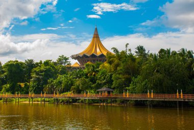 Dewan Undangan Negeri Sarawak. Sarawak State Legislative Assembly in Kuching, Sarawak, Malaysia.