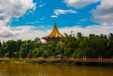 Dewan Undangan Negeri Sarawak. Sarawak State Legislative Assembly in Kuching, Sarawak, Malaysia.