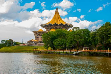 Dewan Undangan Negeri Sarawak. Sarawak State Legislative Assembly in Kuching, Sarawak, Malaysia.
