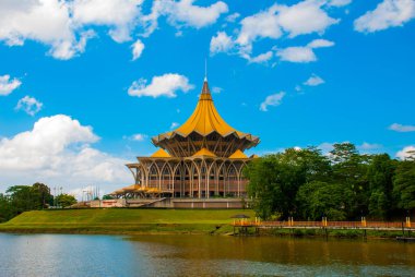 Dewan Undangan Negeri Sarawak. Sarawak State Legislative Assembly in Kuching, Sarawak, Malaysia.