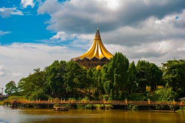 Dewan Undangan Negeri Sarawak. Sarawak State Legislative Assembly in Kuching, Sarawak, Malaysia.
