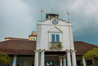 Eski Adliyesi Kuching bina. Court House karmaşık 1871 yılında Sarawak'ın hükümet koltuk olarak inşa edilmiştir. Malezya. Borneo
