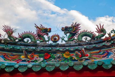 Çin mahallesindeki Tapınağı. Kuching, Sarawak. Malezya. Borneo