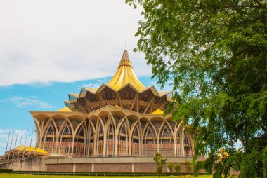 Dewan Undangan Negeri Sarawak. Sarawak State Legislative Assembly in Kuching, Sarawak, Malaysia.
