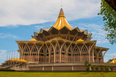 Dewan Undangan Negeri Sarawak. Sarawak State Legislative Assembly in Kuching, Sarawak, Malaysia.