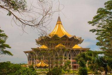 Dewan Undangan Negeri Sarawak. Sarawak State Legislative Assembly in Kuching, Sarawak, Malaysia.
