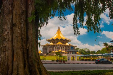 Dewan Undangan Negeri Sarawak. Sarawak State Legislative Assembly in Kuching, Sarawak, Malaysia.