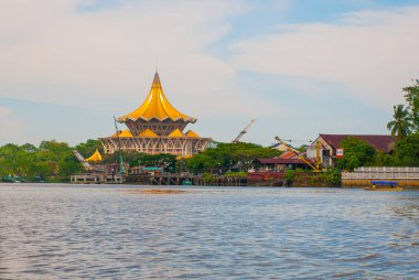Dewan Undangan Negeri Sarawak. Sarawak State Legislative Assembly in Kuching, Sarawak, Malaysia.