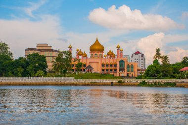 Kuching City Mosqueat day time, Sarawak, Malaysia. Masjid Bahagian