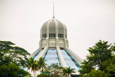 Bina kediler müzesidir. Kuching, Borneo, Sarawak, Malezya