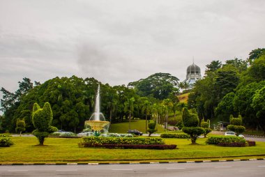 Bina kediler müzesidir. Kuching, Borneo, Sarawak, Malezya