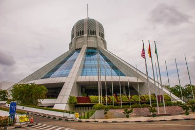 Bina kediler müzesidir. Kuching, Borneo, Sarawak, Malezya