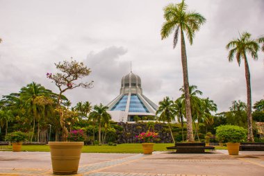 Bina kediler müzesidir. Kuching, Borneo, Sarawak, Malezya
