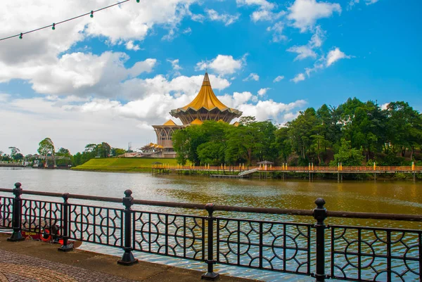 Dewan Undangan Negeri Sarawak. Sarawak State Legislative Assembly in Kuching, Sarawak, Malaysia.