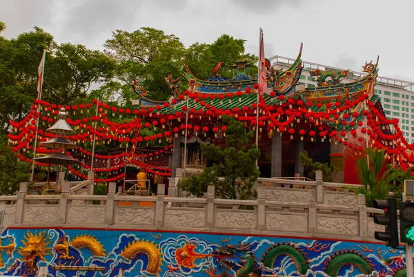 東京藝術大学チャイナタウンの Pek の香港の中国の寺院。サラワク州クチン。マレーシア。ボルネオ — ストック写真