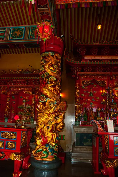 Tua Pek Kong Chinese Temple. Bintulu city, Borneo, Sarawak, Malaysia — 스톡 사진