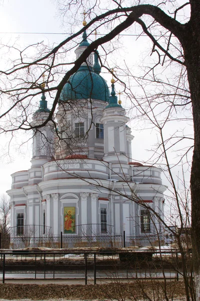 Catedral del Gran Mártir Catalina. Kingisepp. La Iglesia Ortodoxa en Rusia —  Fotos de Stock