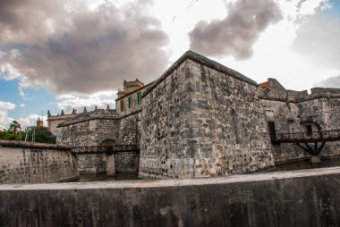 Castillo de la gerçek Fuerza. Eski Kalesi kale kraliyet gücünün. Havana, Küba.