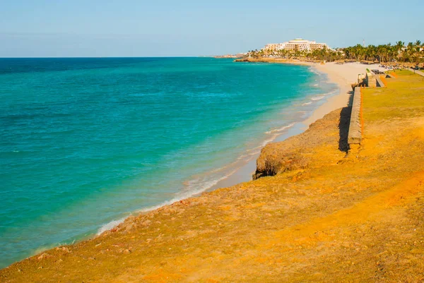 Paradise tropisch strand van Varadero. Carib. Cuba — Stockfoto