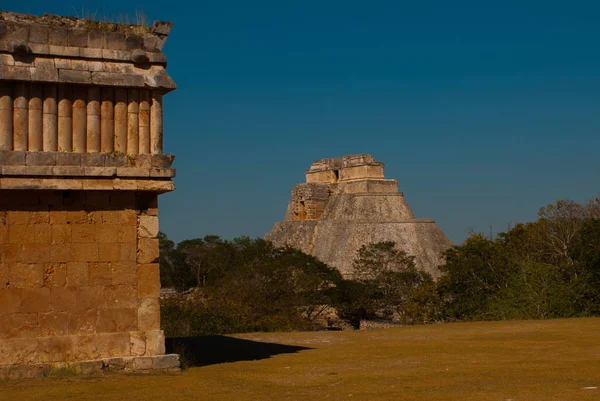 Ruins of Uxmal, an ancient Maya city of the classical period. One of the most important archaeological sites of Maya culture. Yucatan, Mexico