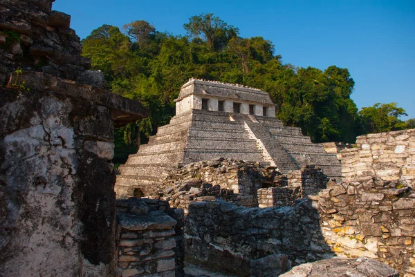 Ruinas de Palenque, ciudad maya en Chiapas, México —  Fotos de Stock