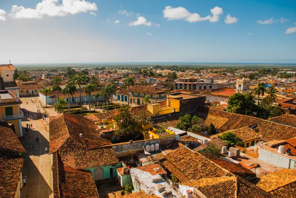 Vista sobre a cidade Trinidad em Cuba — Fotografia de Stock