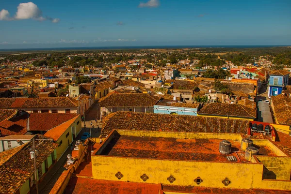 Vista sobre a cidade Trinidad em Cuba — Fotografia de Stock