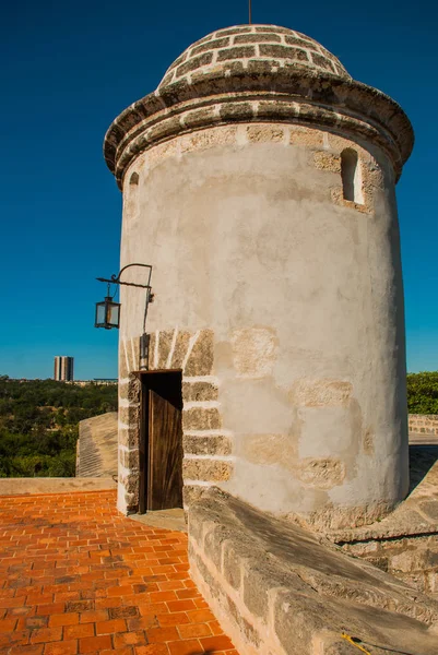 Fortificação do castelo de Castillo de Jagua. Antiga fortaleza em Cuba. Cienfuegos . — Fotografia de Stock