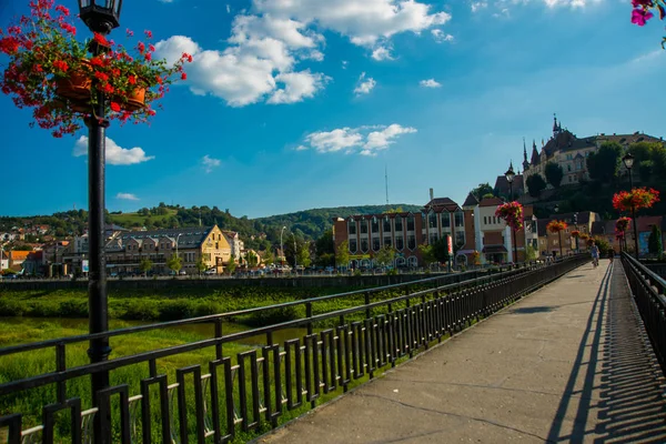 Sighisoara, Rumänien: Blick über die mittelalterliche Festung Sighisoara, Transsilvanien, Rumänien — Stockfoto