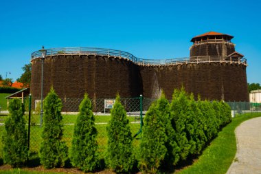 Wieliczka, Polonya: Wieliczka 'da mezuniyet kulesi. Tuz soğutma kulesi