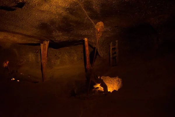 Wieliczka, Lengyelország: Wieliczka Sóbánya, UNESCO Világörökség része Wieliczka városban, Dél-Lengyelországban — Stock Fotó