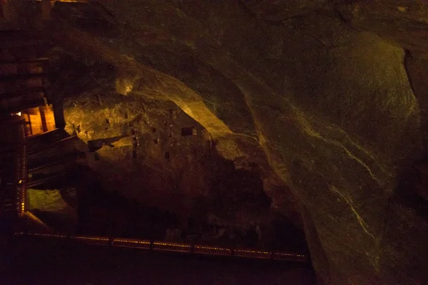 폴란드의 실레 슈카 : wieleluzka Salt mine, UNESCO World Heritage site in the town of wieliczka, Southern Poland — 스톡 사진