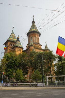 Timisoara, Romanya: Timisoara Ortodoks Katedrali, Timisoara Başpiskoposu ve Banat Metropolü 'nün merkezidir ve üç kutsal hiyerarşiye adanmıştır..