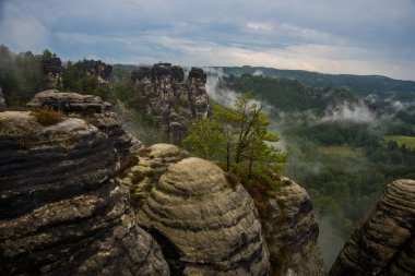 Bastei, Ulusal Park Sakson İsviçre, Almanya 'nın bakış açısından.