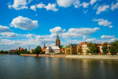 Wroclaw, Polonya: Tumski Adası - Katedral Adası ve Vaftizci Aziz John Katedrali manzarası