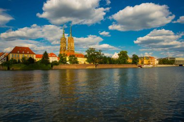 Wroclaw, Polonya: Tumski Adası - Katedral Adası ve Vaftizci Aziz John Katedrali manzarası