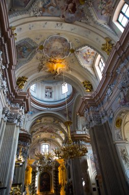 Krakow, Polonya: Güzel İçişleri Kilisesi Aziz Anna, Bazilika kentin tarihi bölümünde.