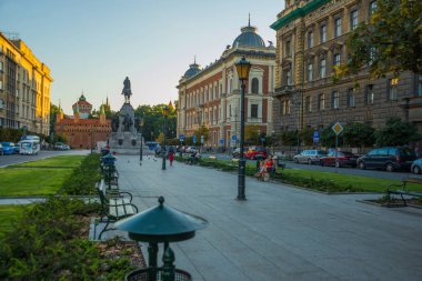 Krakow, Polonya: Grunwald anıtı 1910 yılında Matejki Meydanı 'nda 500. yıldönümü için dikildi.