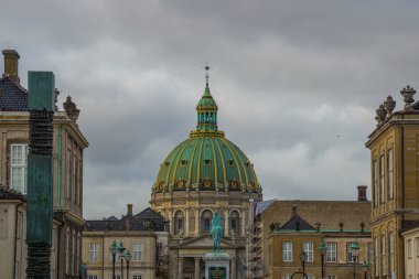 Kopenhag, Danimarka: Kopenhag 'daki Frederik Kilisesi Kubbesi