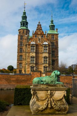 Kopenhag, Danimarka Rosenborg Castle. Hollandalı Rönesans tarzında 1606'Christian IV döneminde inşa..