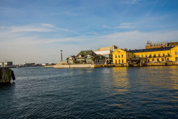 HELSINGBORG, SWEDEN: A panoramic image of the port in Helsingborg. — 스톡 사진