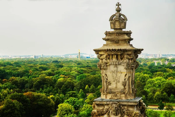 Berlín, Alemania: Hermosa vista aérea de Berlín Tiergarten publ —  Fotos de Stock