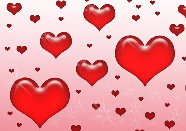 Een hart. Valentijnsdag. Mooie textuur voor de achtergrond. Liefde. — Stockfoto