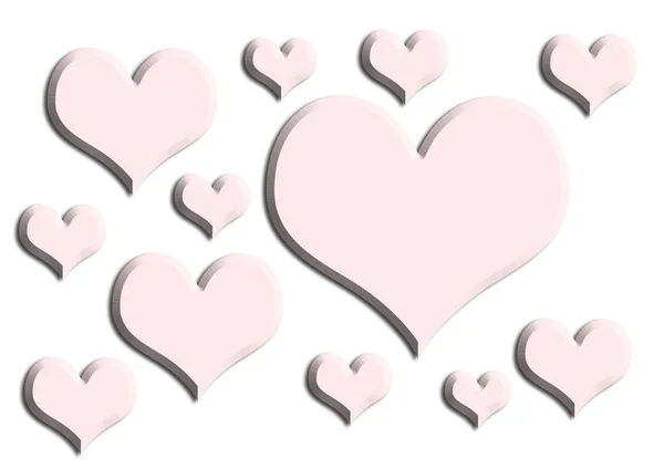 Heart. Valentine's day. Beautiful texture for the background. Love. — Stock Photo, Image